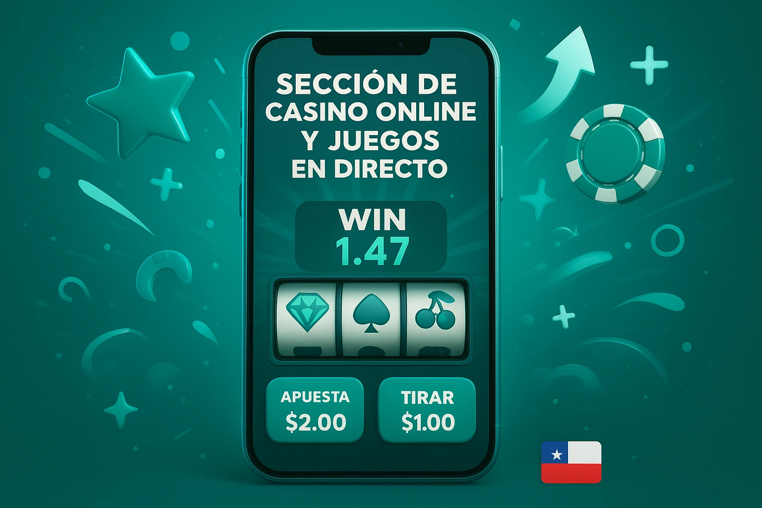 Sección de Casino Online y Juegos en Directo